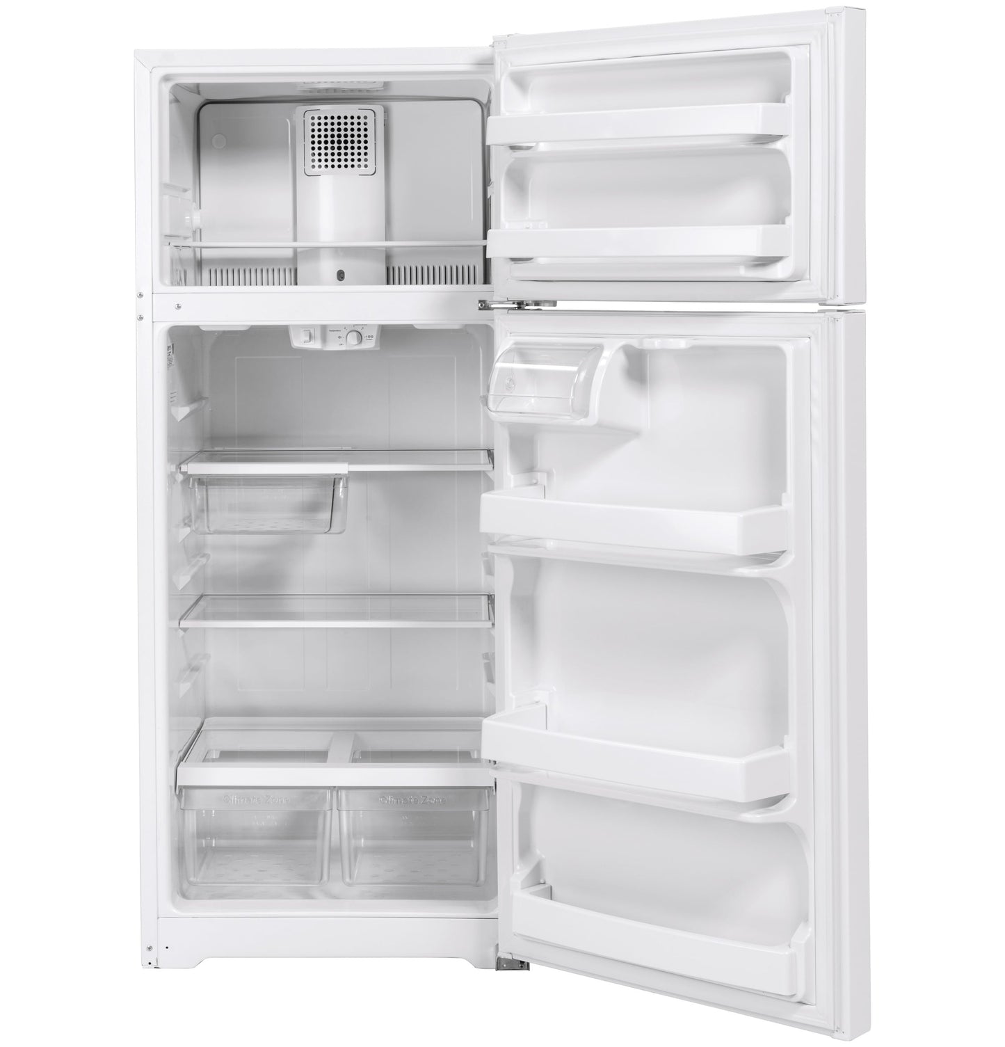GE 17.5-cu ft Top-Freezer Refrigerator (White)