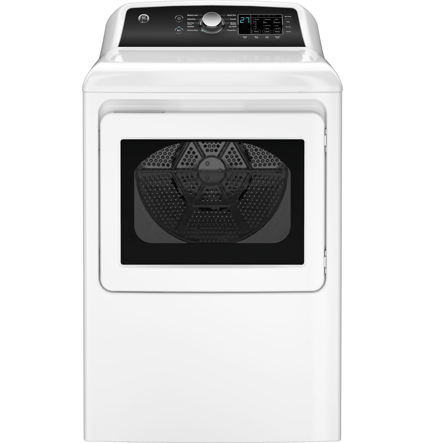 GE 7.4-cu ft Vented Electric Dryer (White)