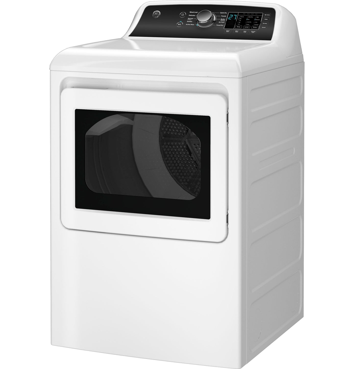 GE 7.4-cu ft Vented Electric Dryer (White)