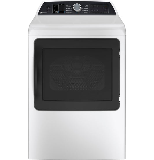 GE Profile 7.4-cu ft Electric Dryer (White)