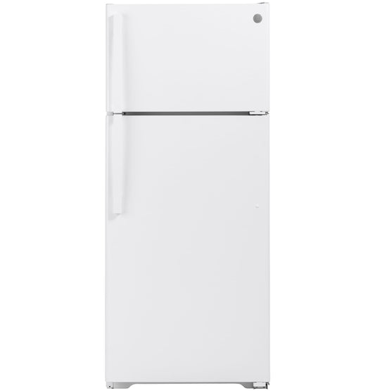 GE 17.5-cu ft Top-Freezer Refrigerator (White)