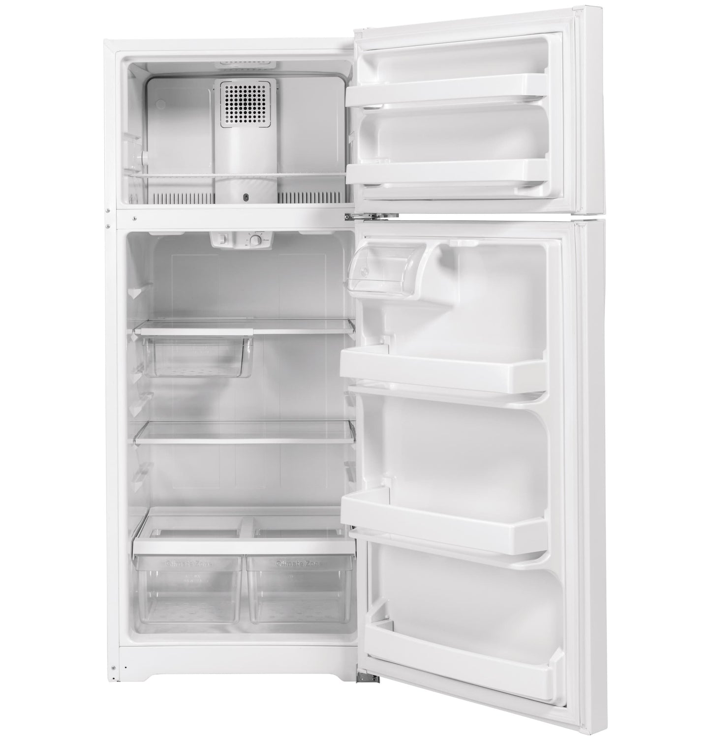 GE 17.5-cu ft Top-Freezer Refrigerator (White)
