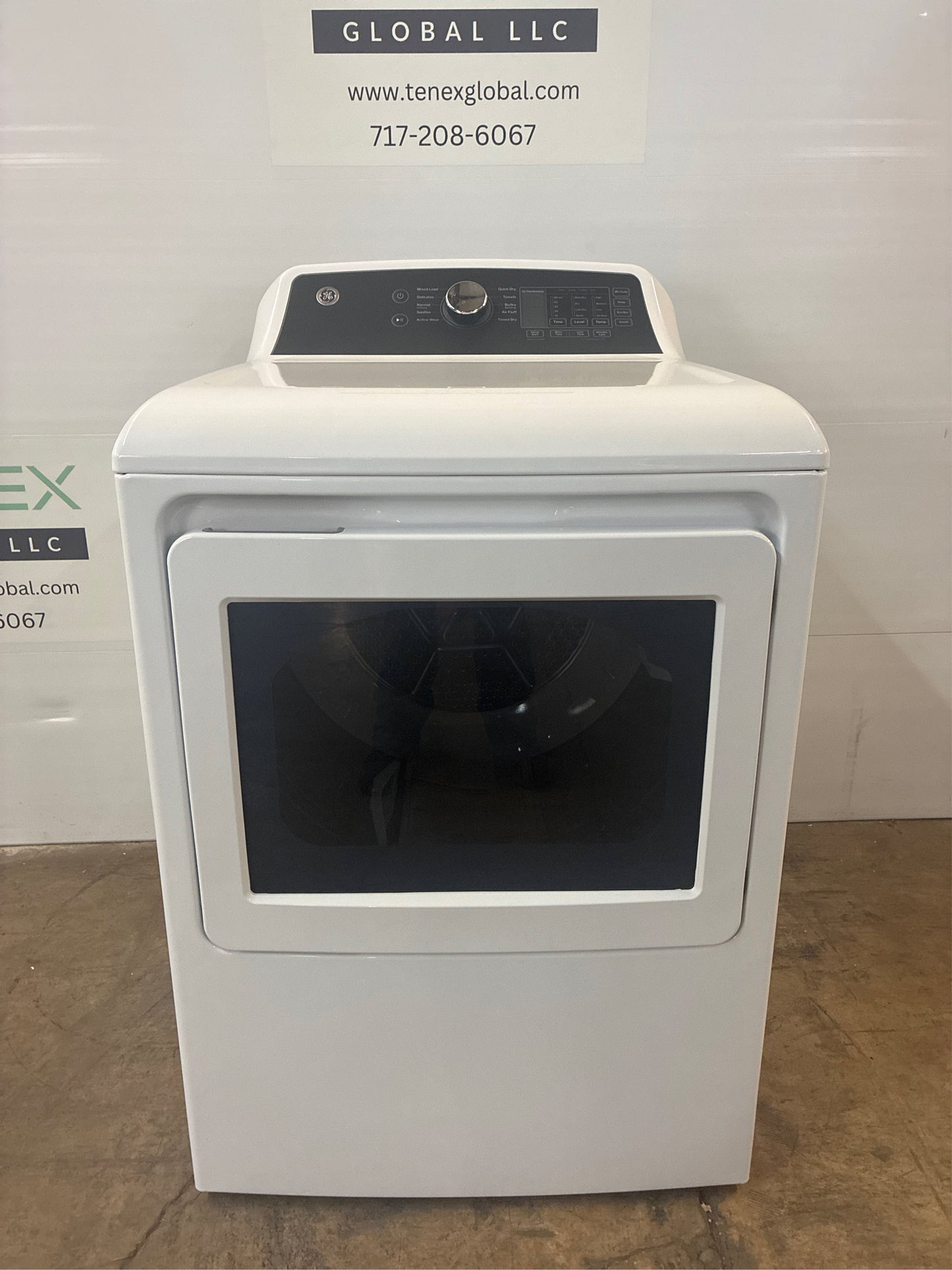 GE 7.4-cu ft Vented Electric Dryer (White)