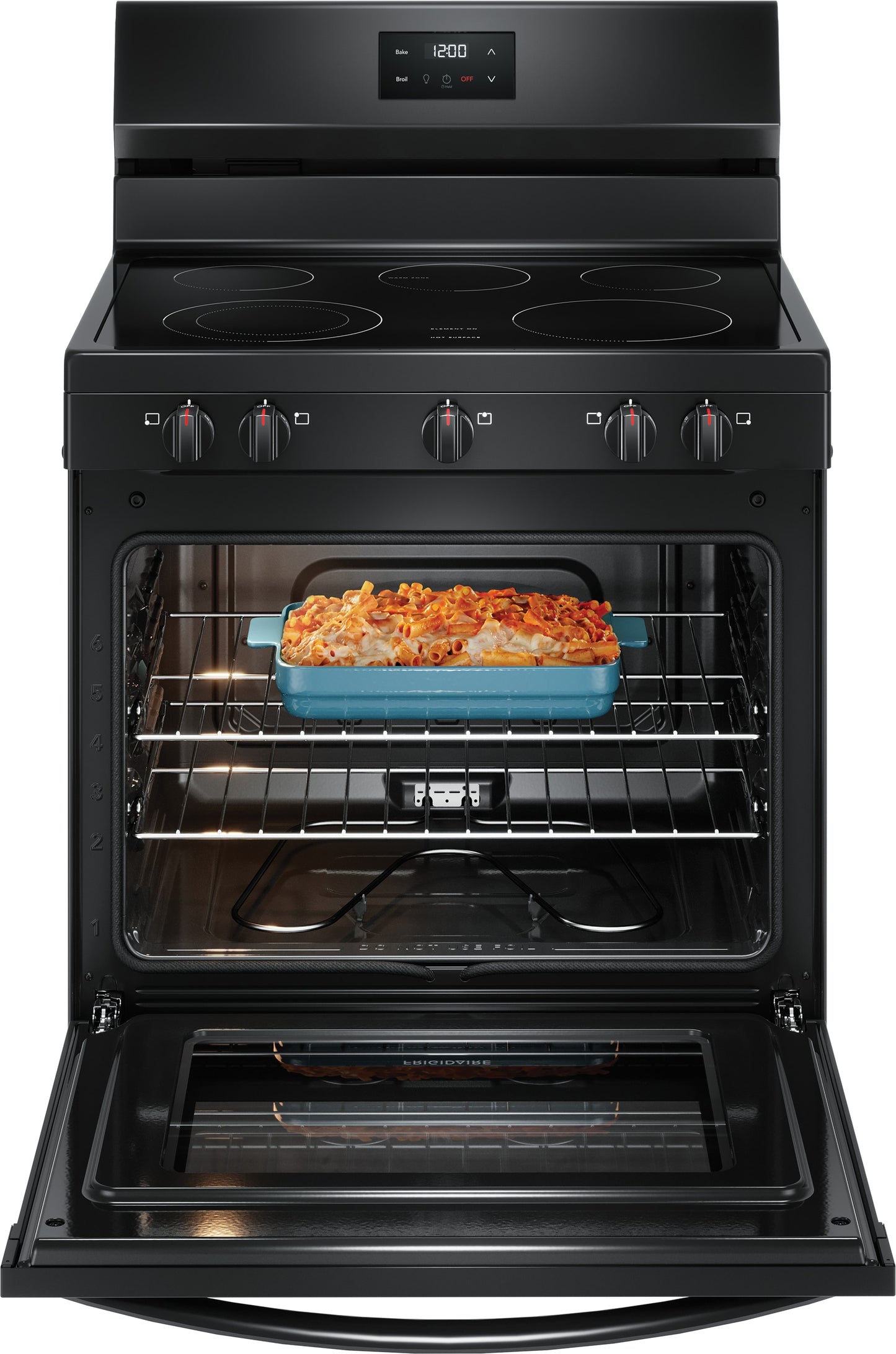 Frigidaire 30-in 5-Burner Range, Black