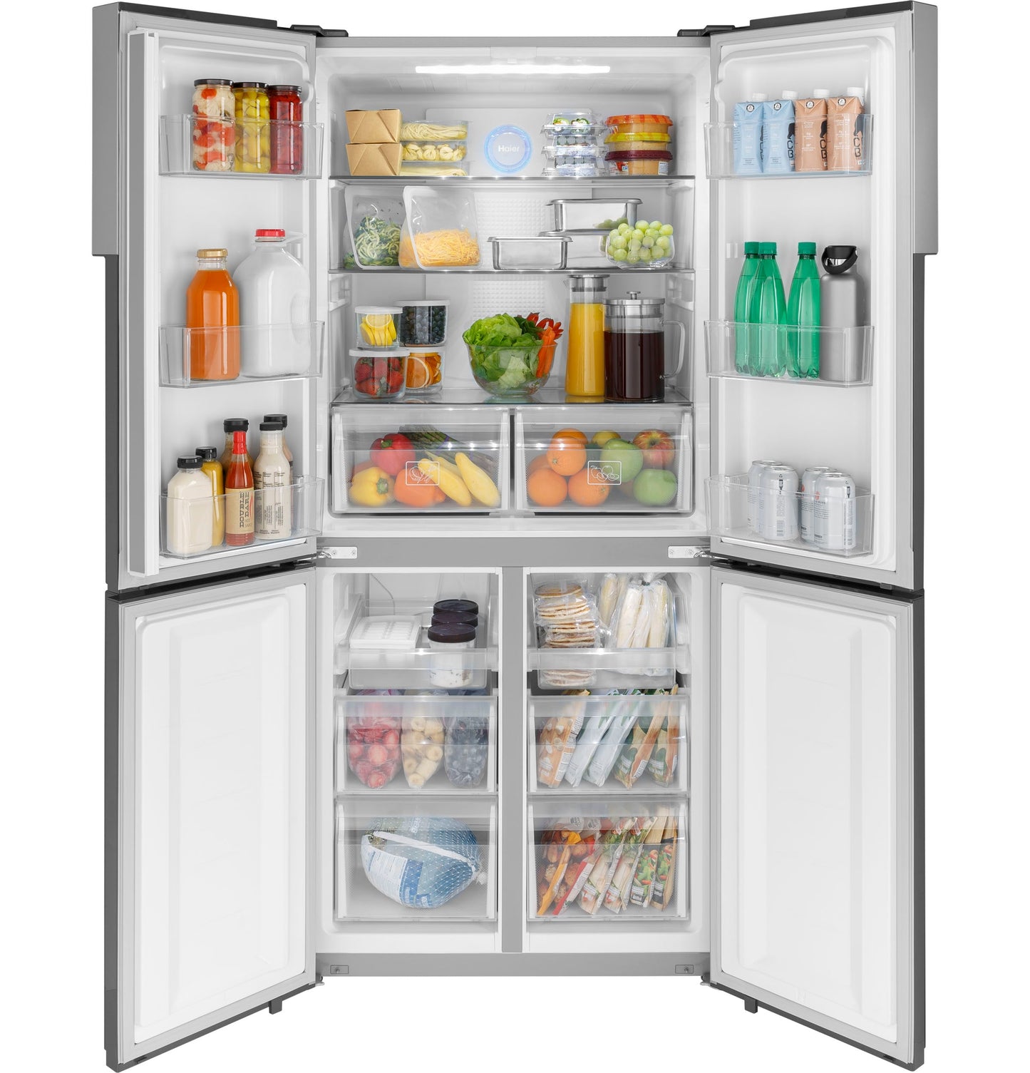 Haier 16.8-cu ft Bottom-Freezer Refrigerator