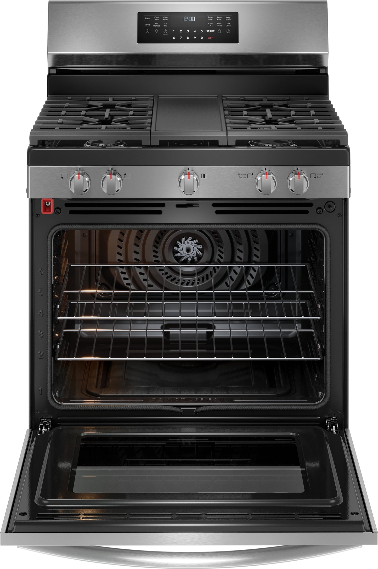 Frigidaire 30-in Gas Range, Stainless Steel