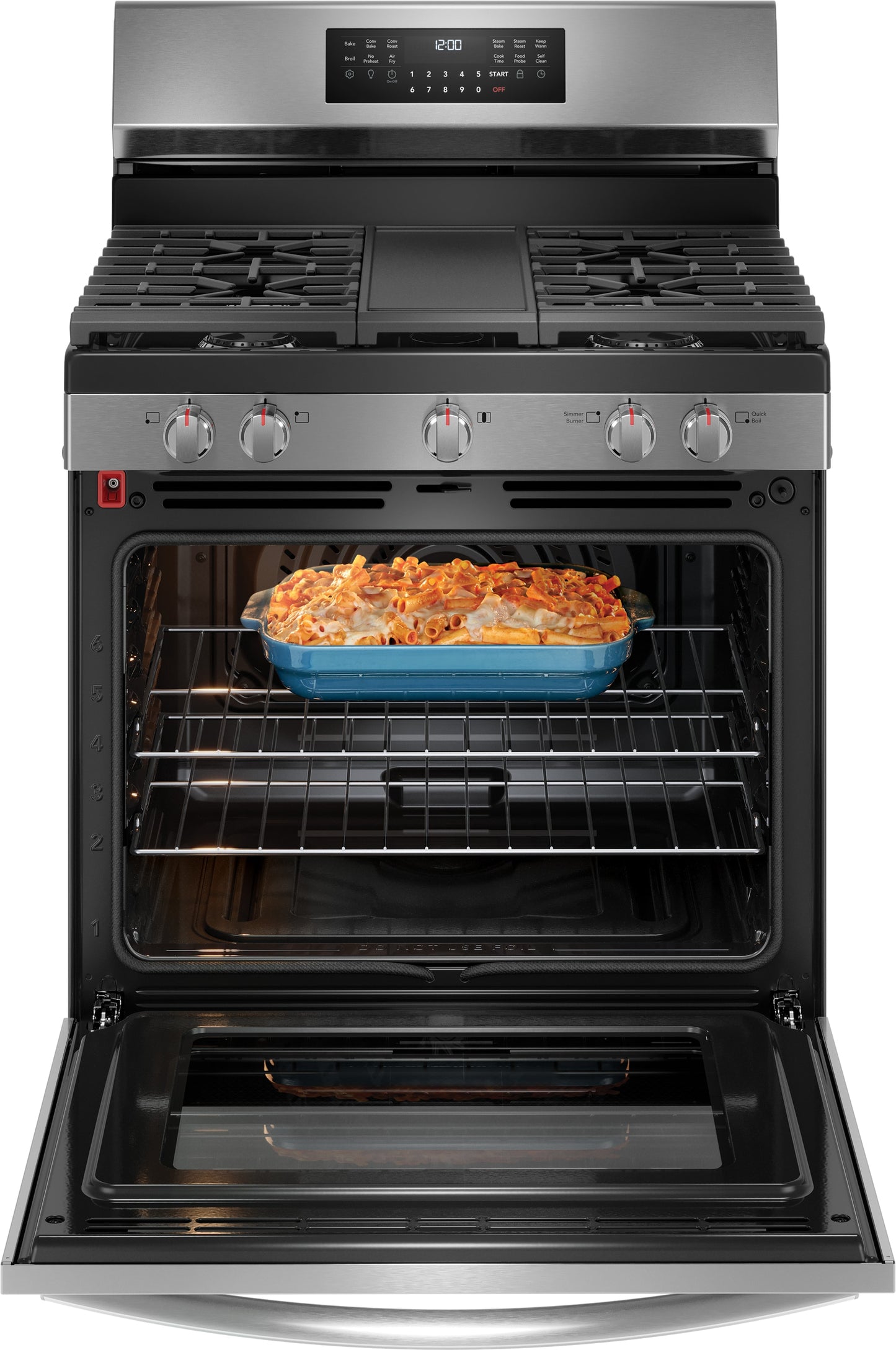 Frigidaire 30" 5 Burners Gas Range 5.1-cu ft