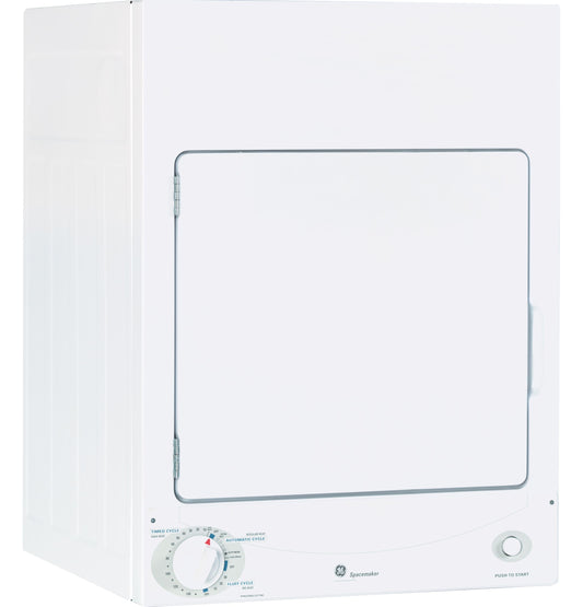 GE 3.6-cu ft Stack Vented Electric Dryer