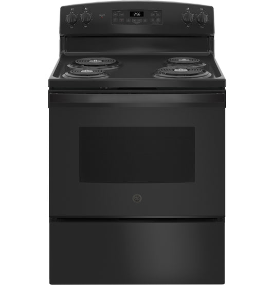 GE 30" 5-cu ft Electric Range (Black)