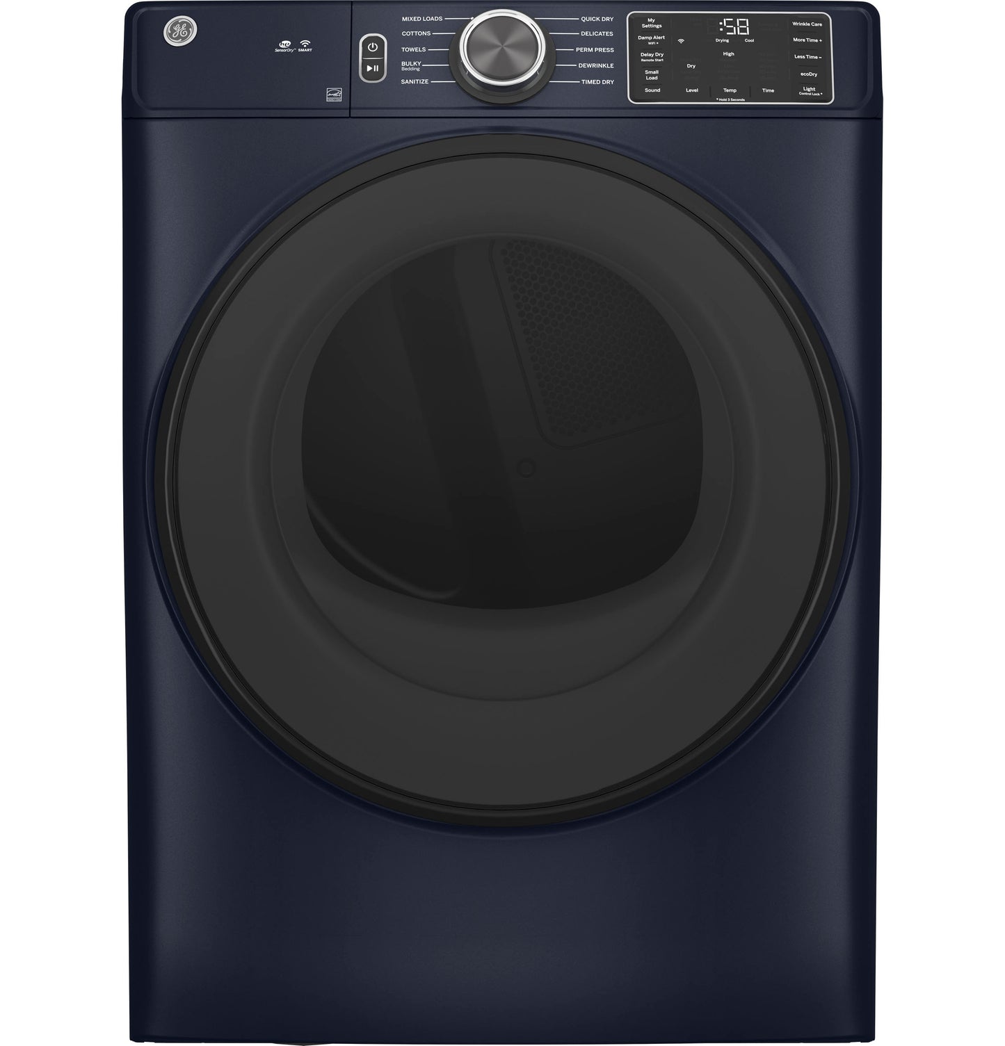 GE 7.8-cu ft Gas Dryer (Sapphire Blue)