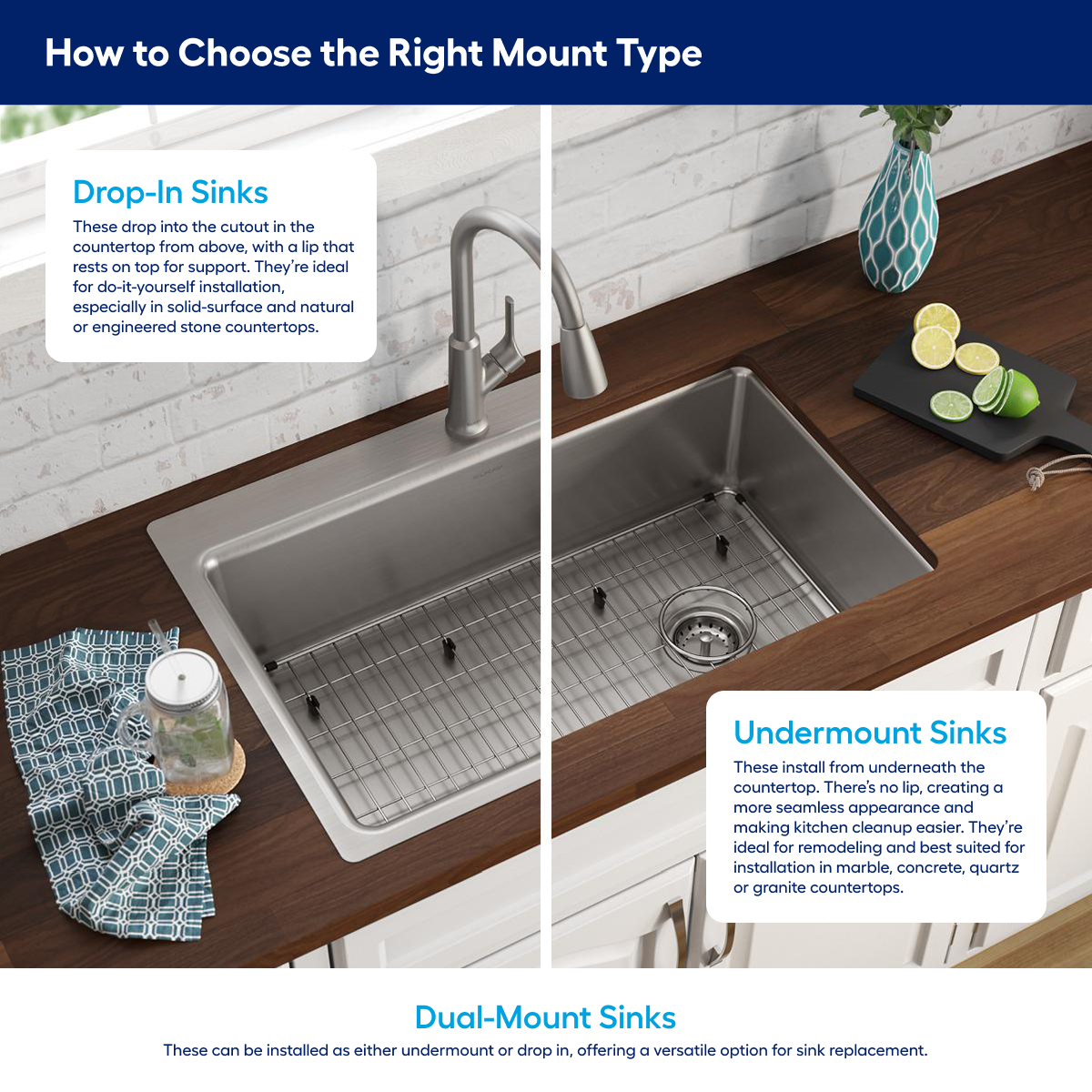 Elkay Dual-mount 33x22 Stainless Double Bowl Sink
