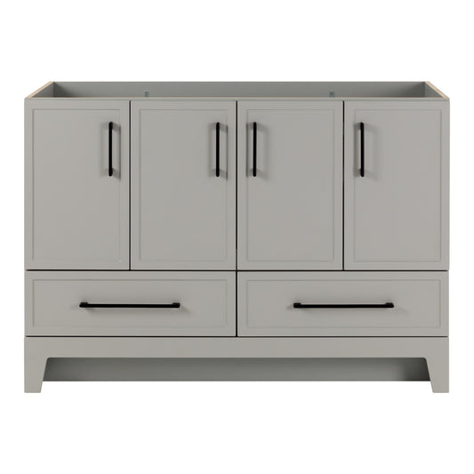 Meera 48-in Light Gray Vanity Base Cabinet