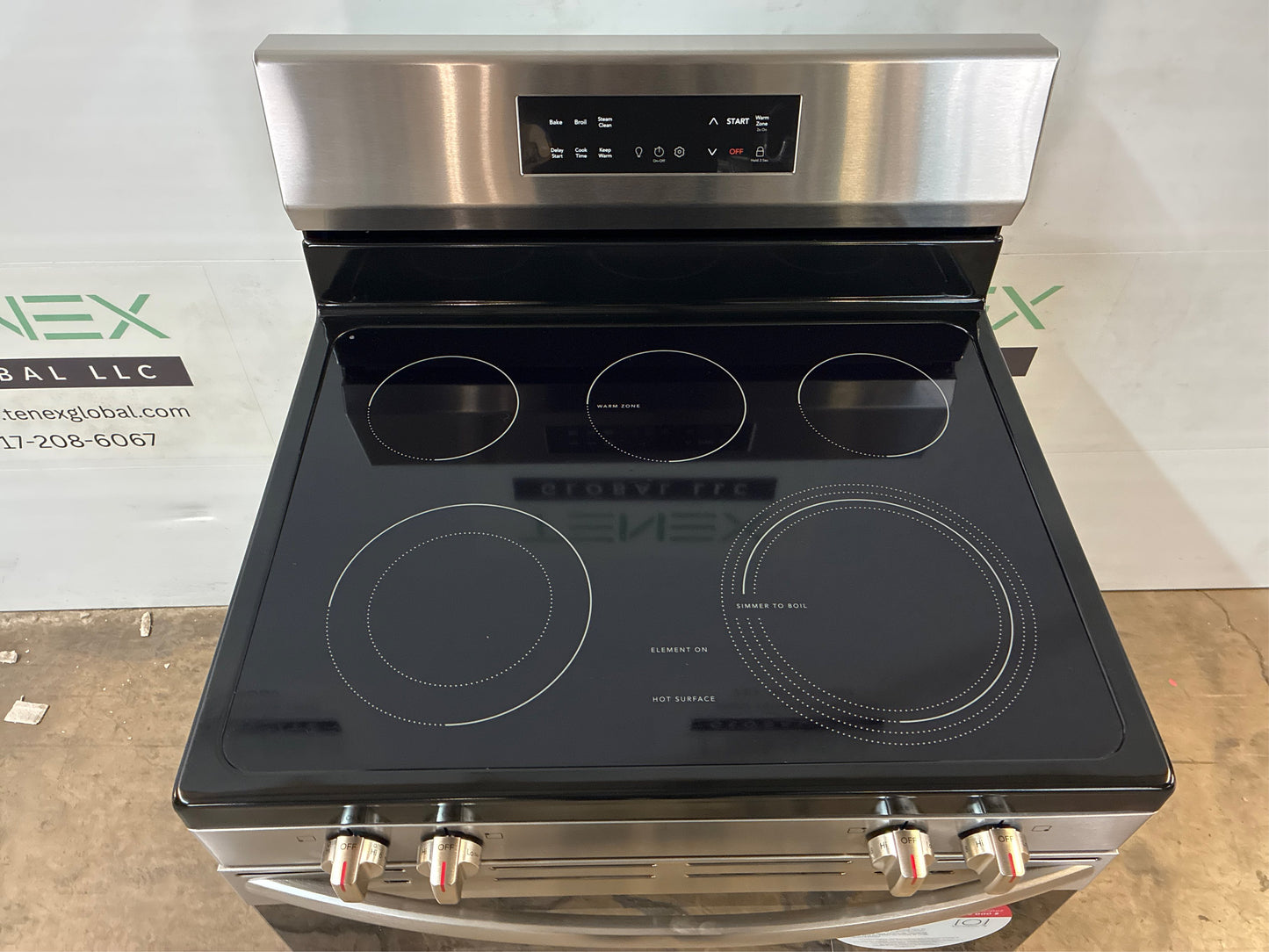 Frigidaire - 30 in. 5-Burner Electric Range