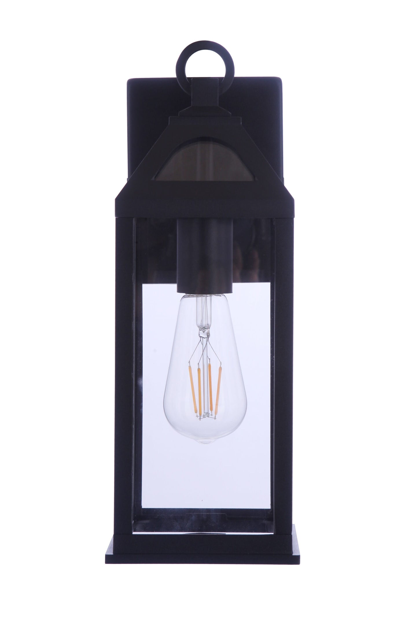 allen + roth Cogburn 13.5" Black Outdoor Light