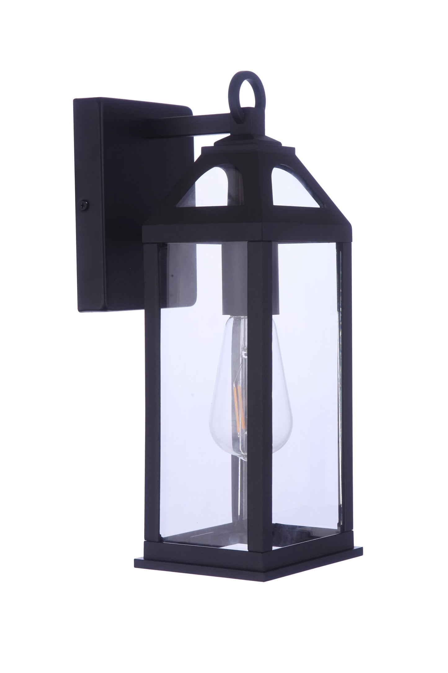 allen + roth Cogburn 13.5" Black Outdoor Light