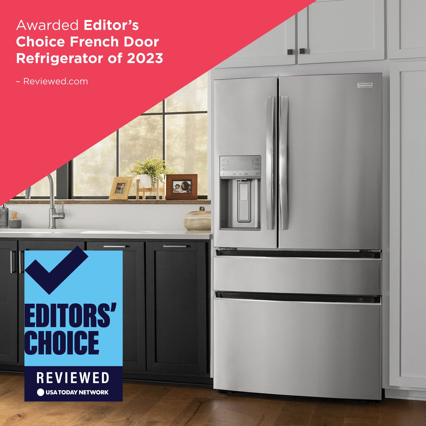 Frigidaire 21.5-cu ft 4-Door French Door Refrigerator