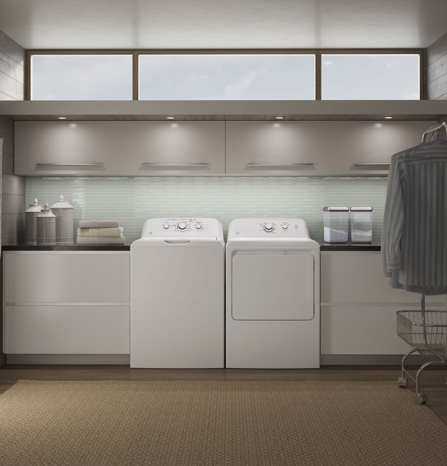 GE 4-cu ft Agitator Top-Load Washer (White)