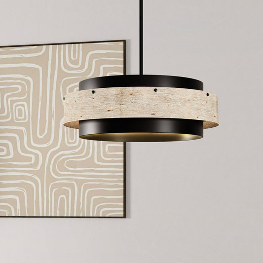 Quoizel Ainsley 4-Light Matte Black Pendant