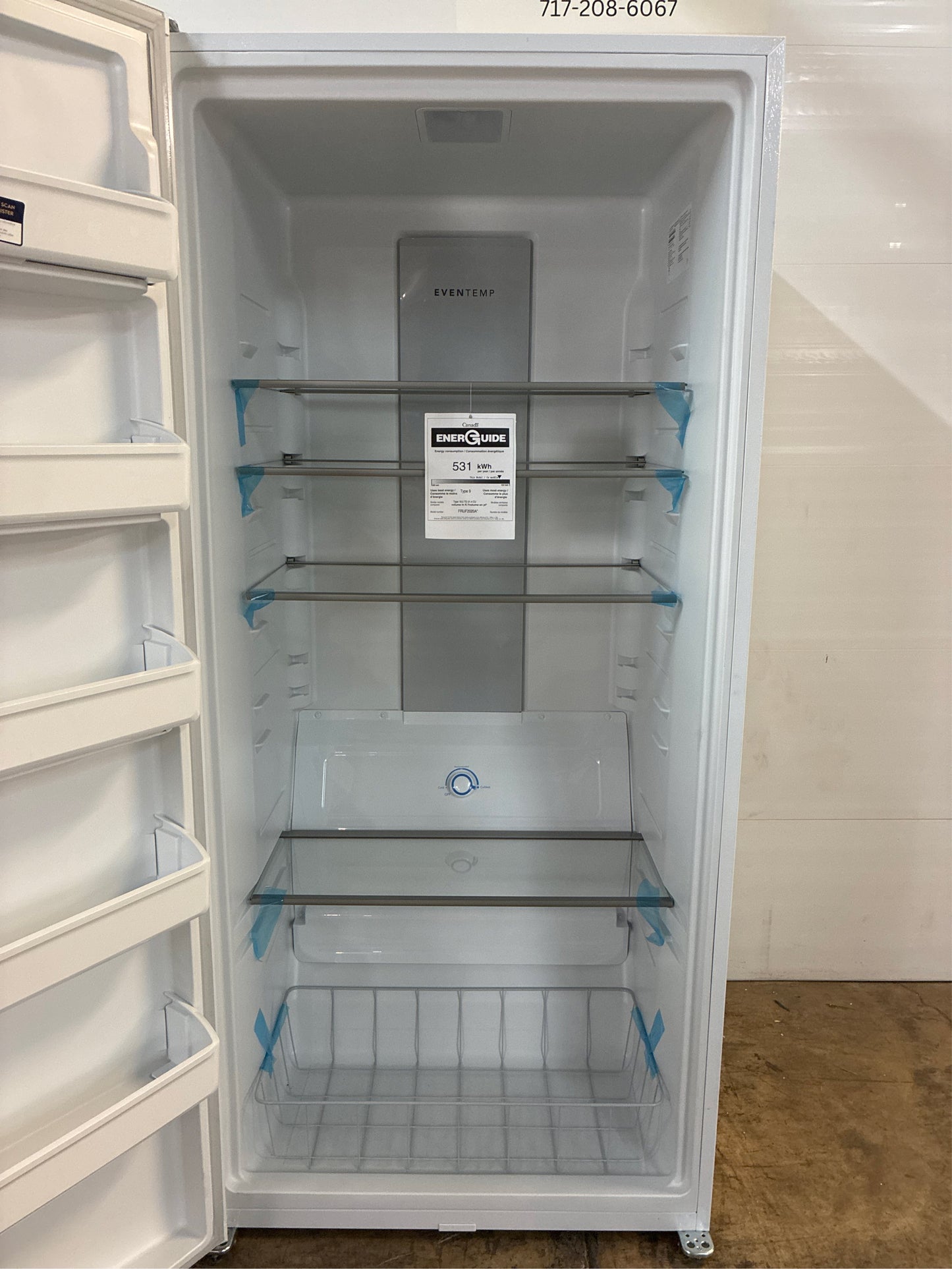 Frigidaire 20 cu. ft. White Upright Freezer, Frigidaire