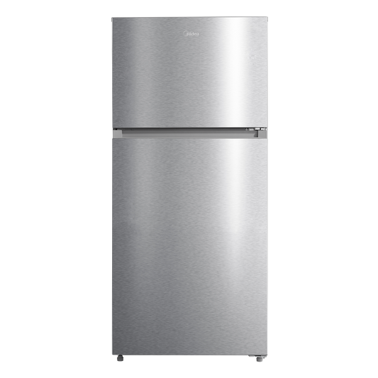 Midea 18.1-cu ft Top-Freezer Fridge (Stainless)