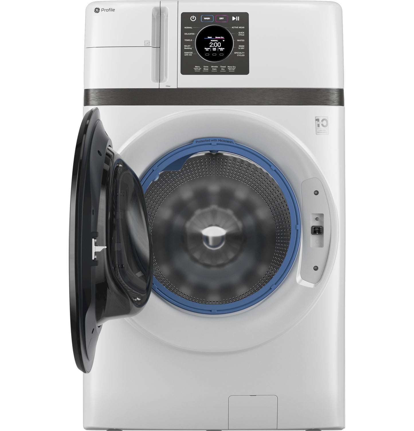 GE Profile Pet Hair 4.6-cu ft Washer/Dryer