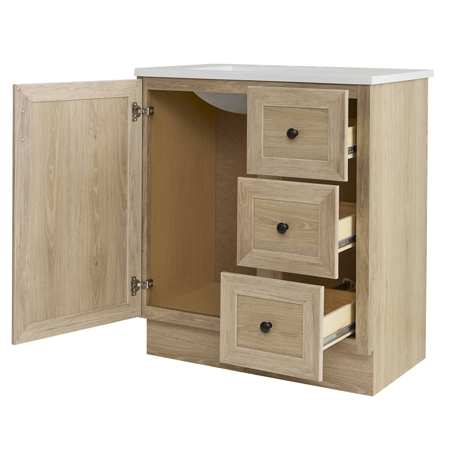 Project Source Davies 30-in Sandstone Vanity