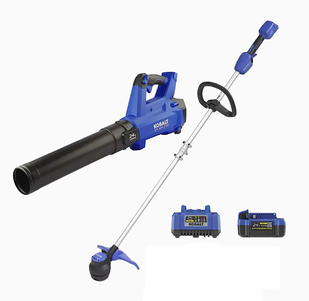 Kobalt 24V Cordless Trimmer & Leaf Blower Kit