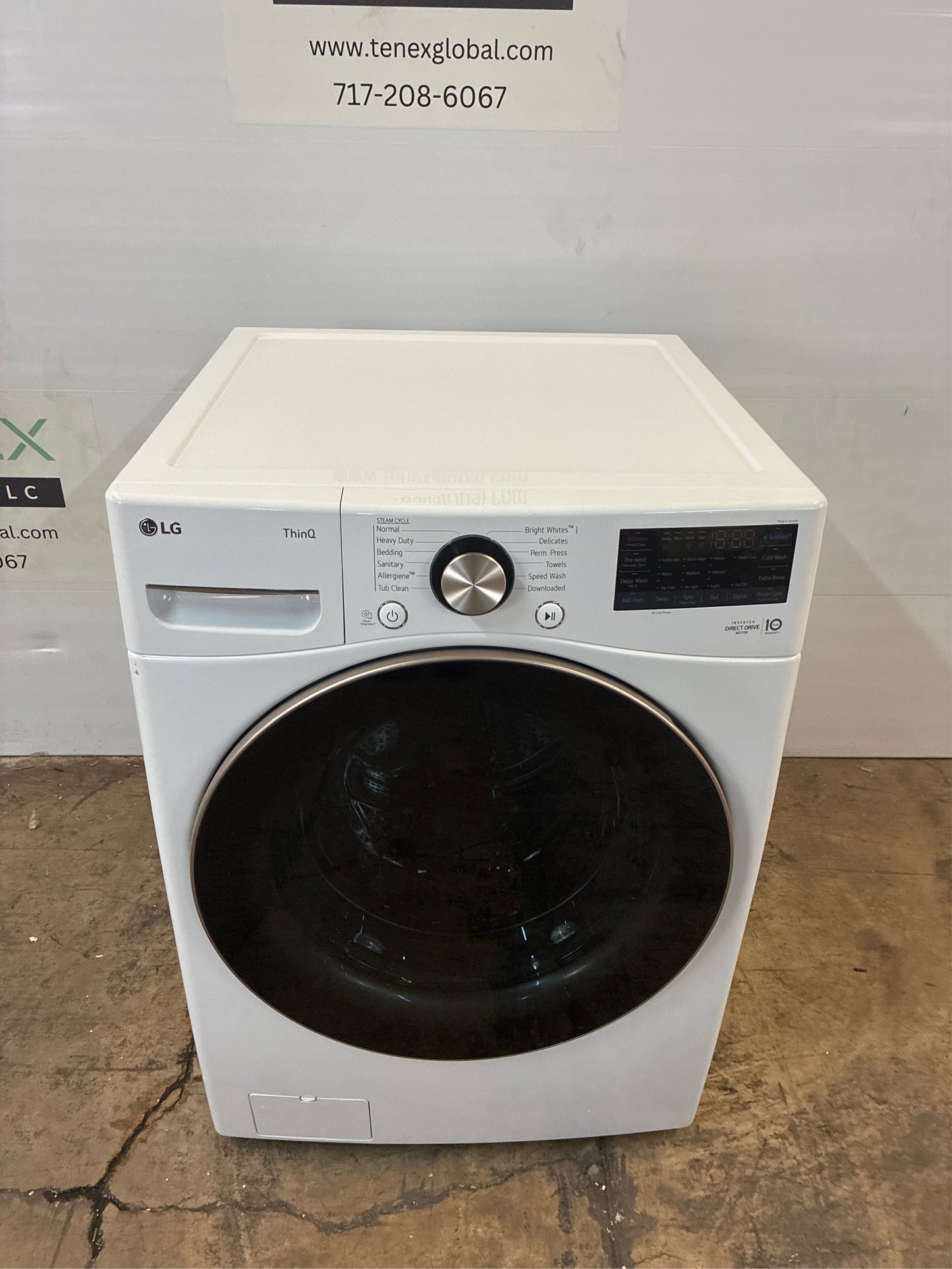 LG 4.5 Cu. Ft. Stackable Front Load Washer - White