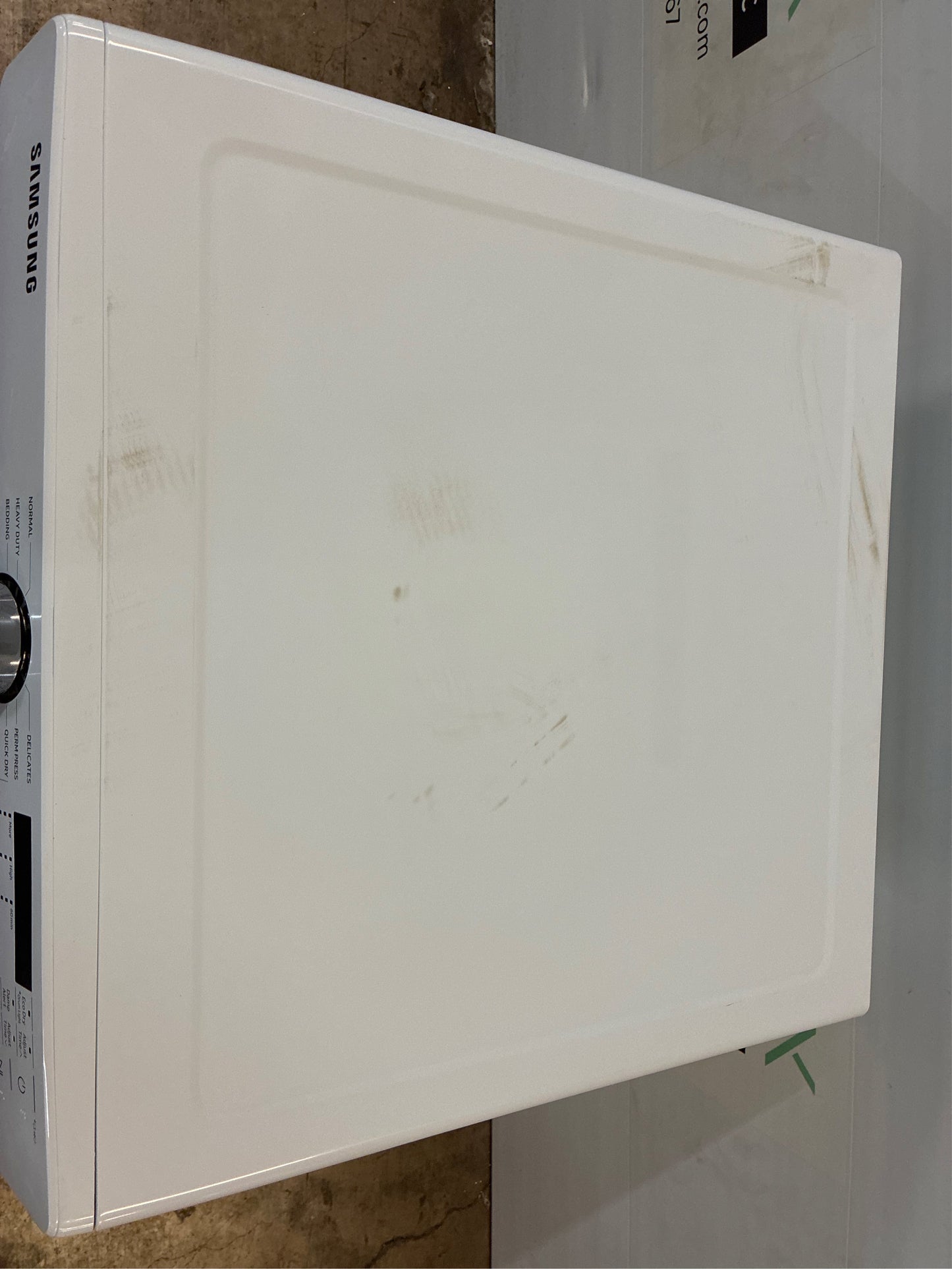 Samsung 7.5 cu. ft. Stackable Vented Dryer, White