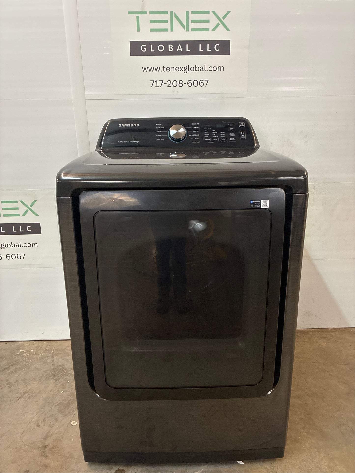 Samsung 7.4 cu ft Smart Electric Dryer Black