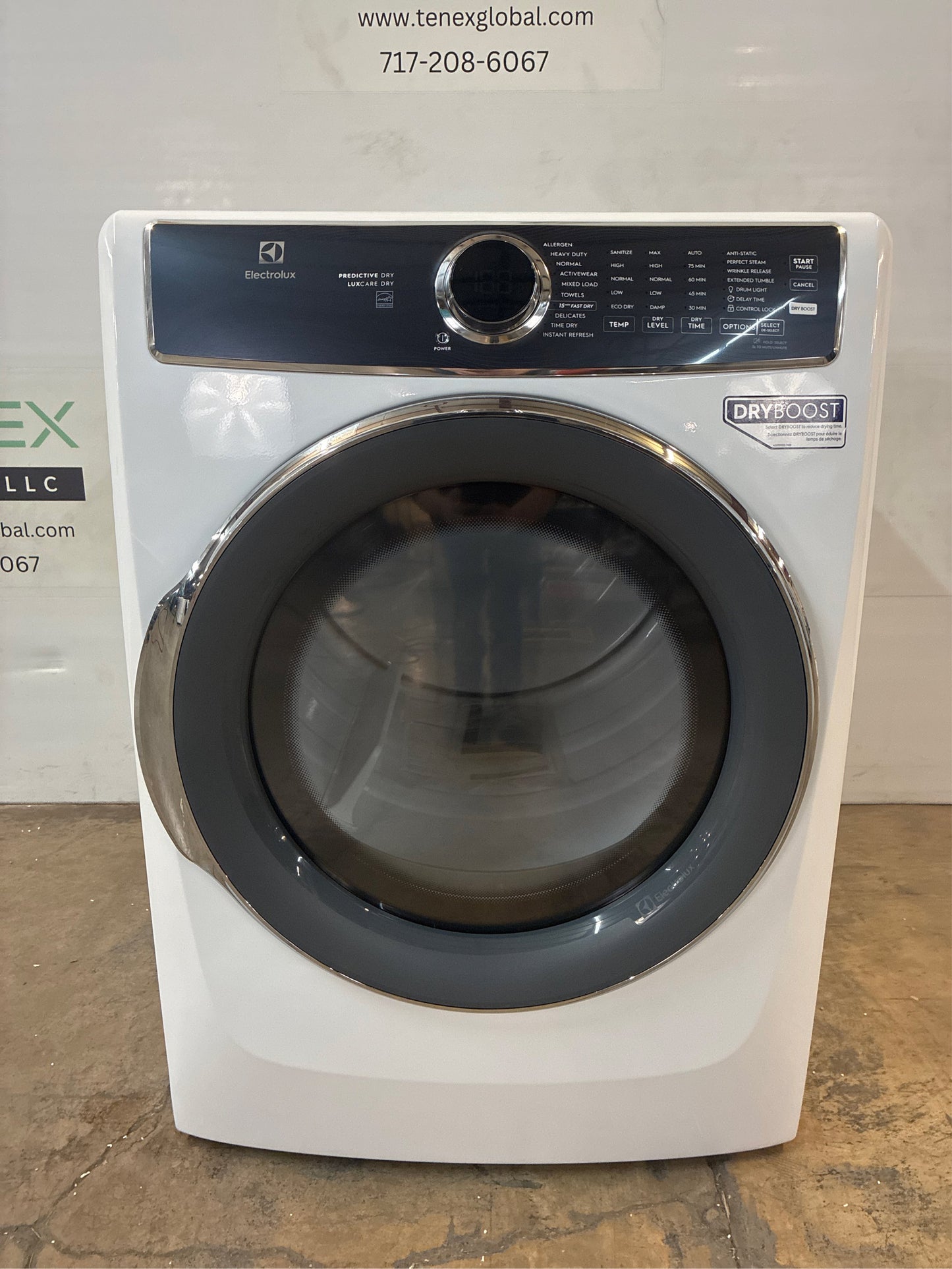 Electrolux 8 cu ft Vent Front-Load Electric Dryer, White