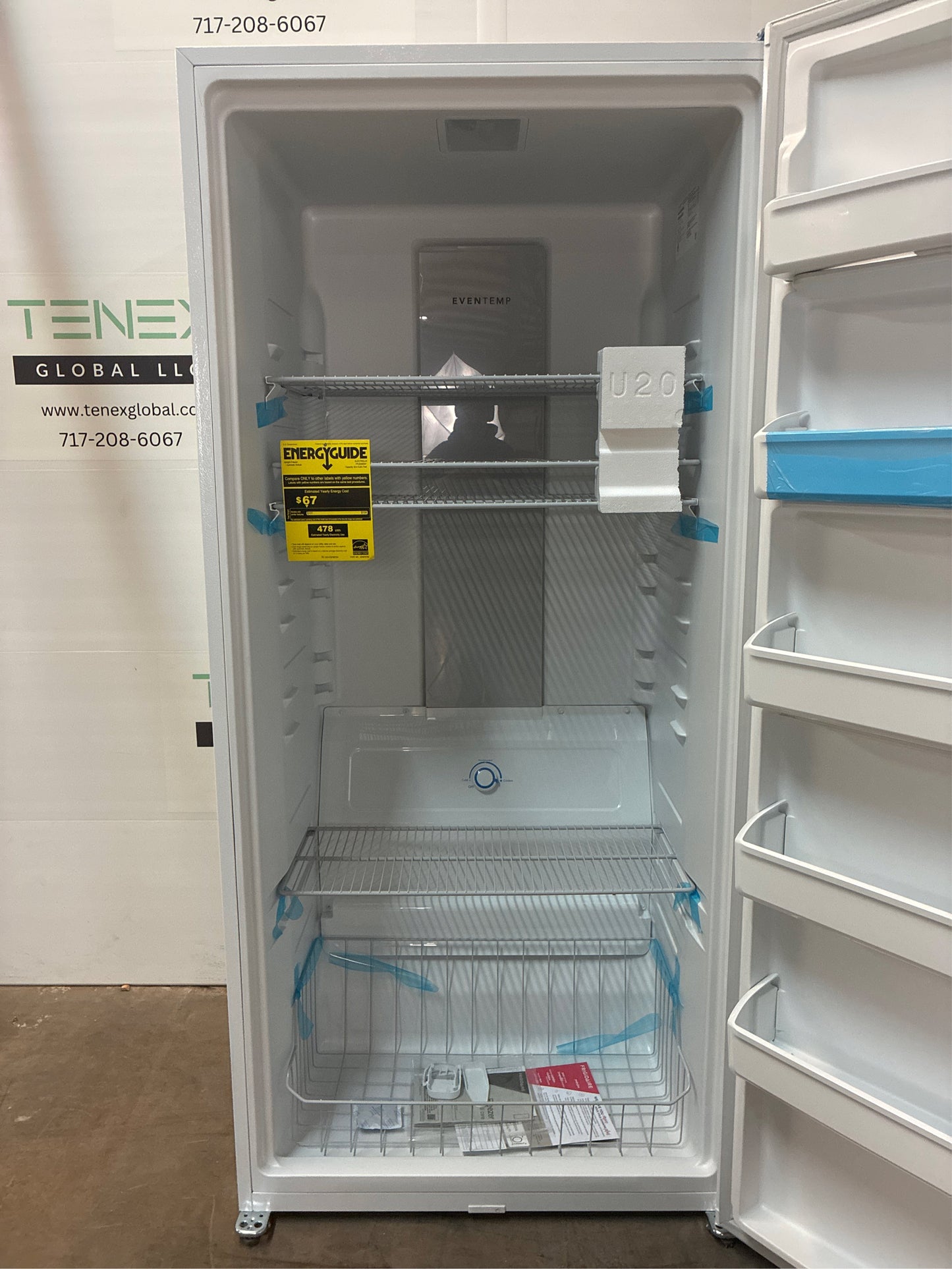 Frigidaire Upright Freezer, White