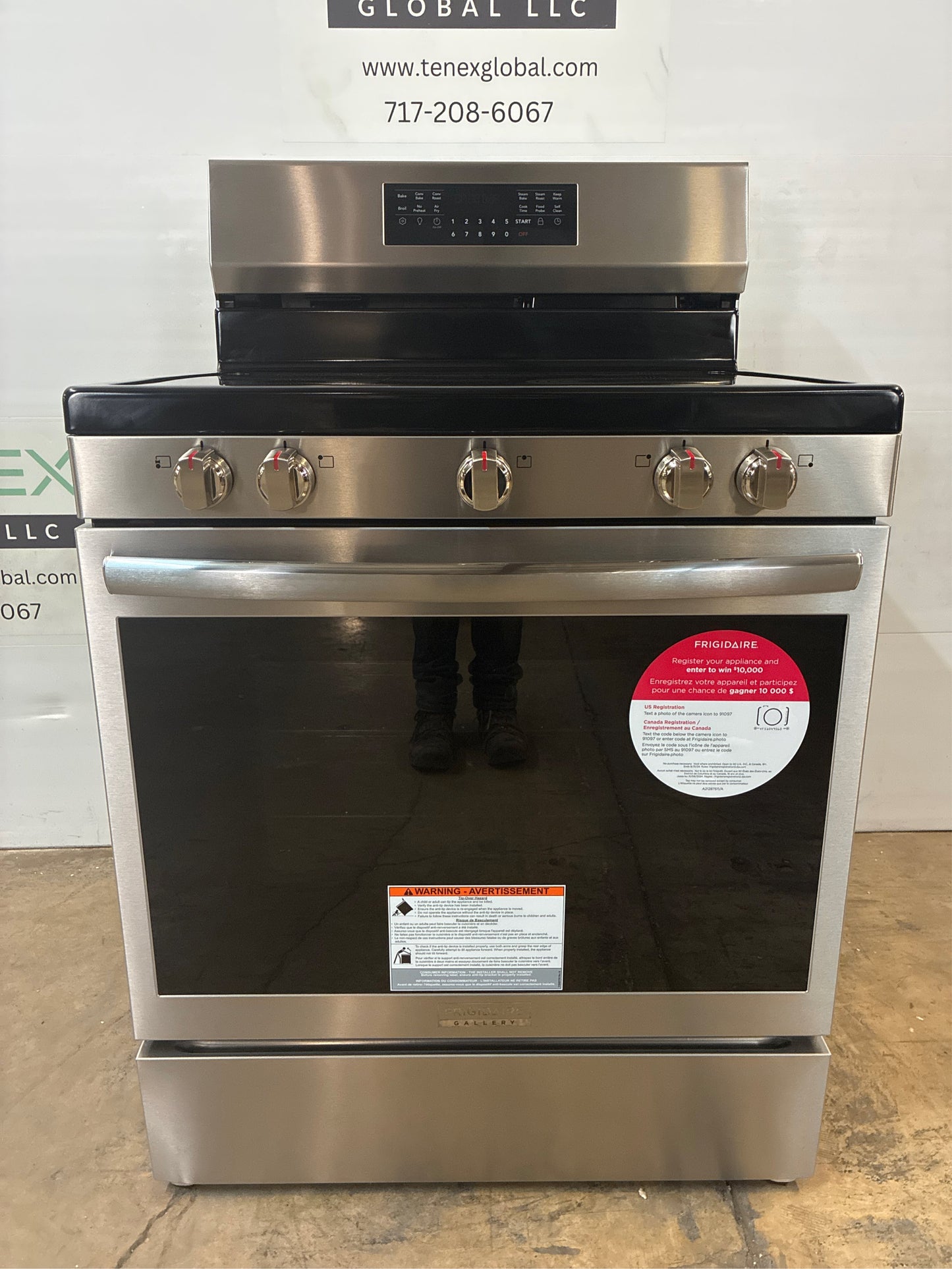 Frigidaire - Gallery 30 5-Burner Freestanding Electric Range