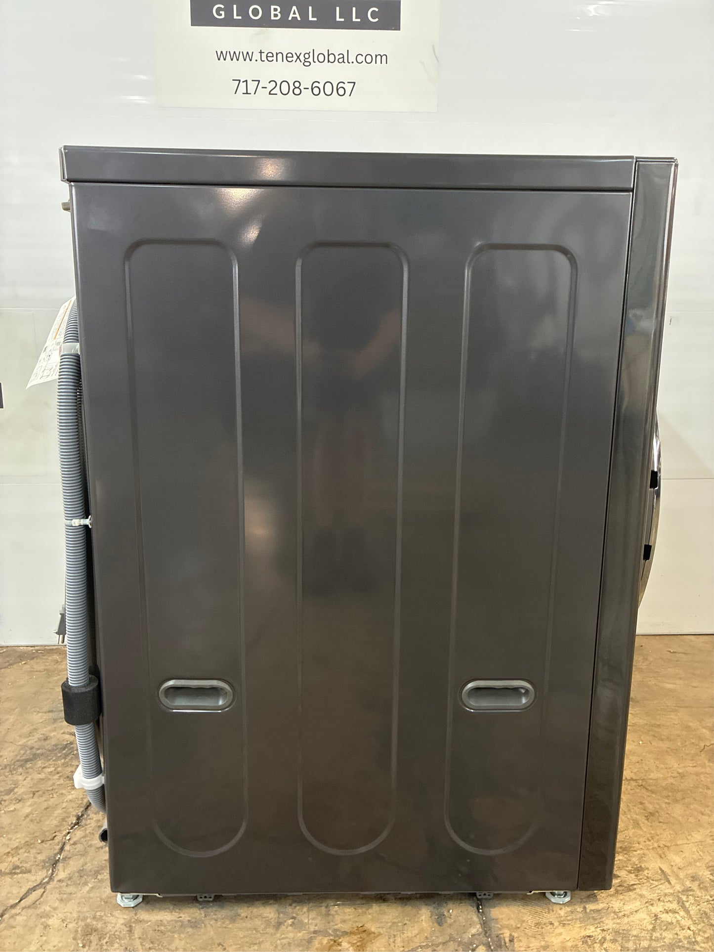 LG 5.0 cu. ft. Black Steel Stackable Front Load Washer