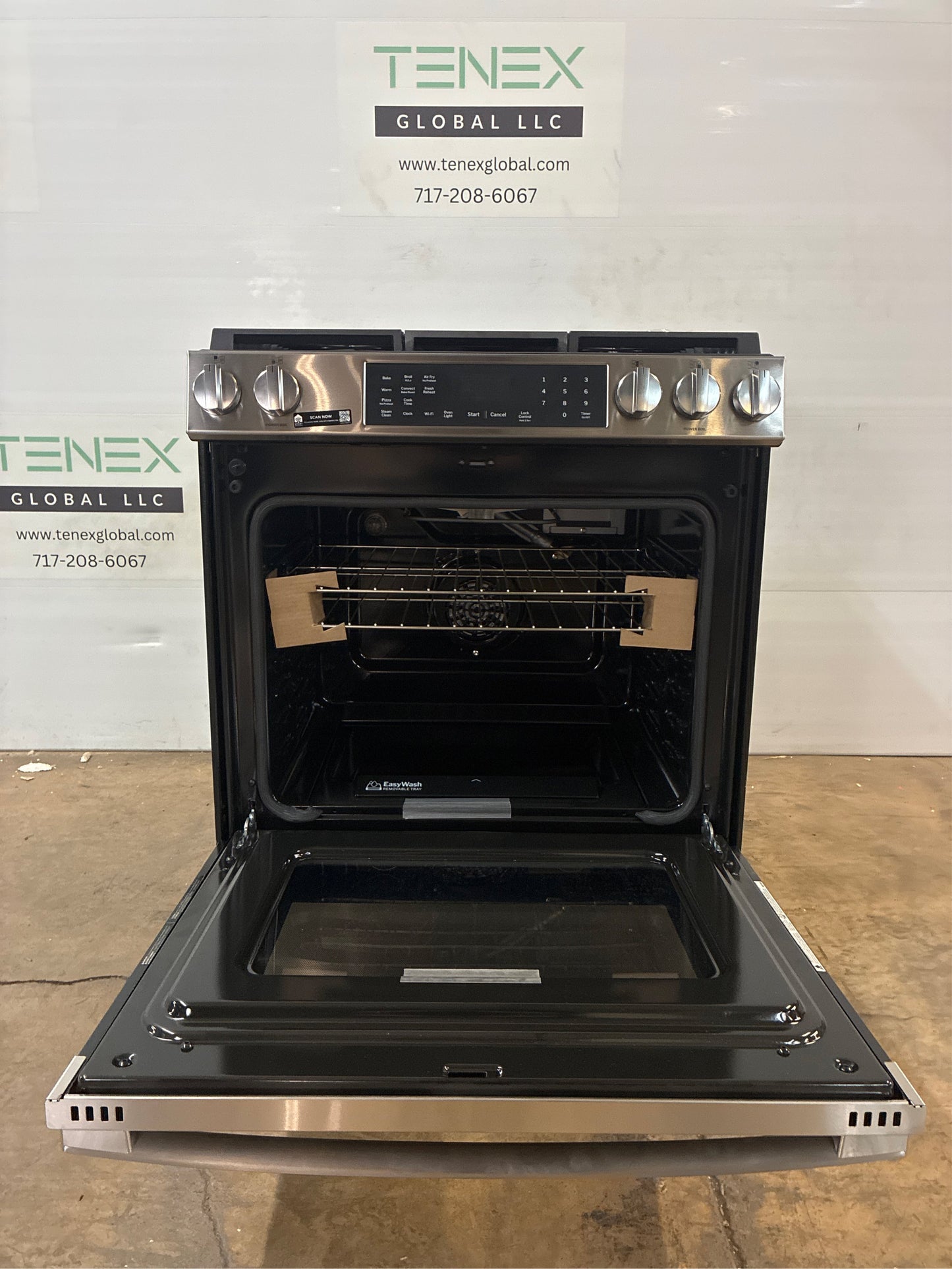 GE 30 in. 5-Burner Gas Convection Range