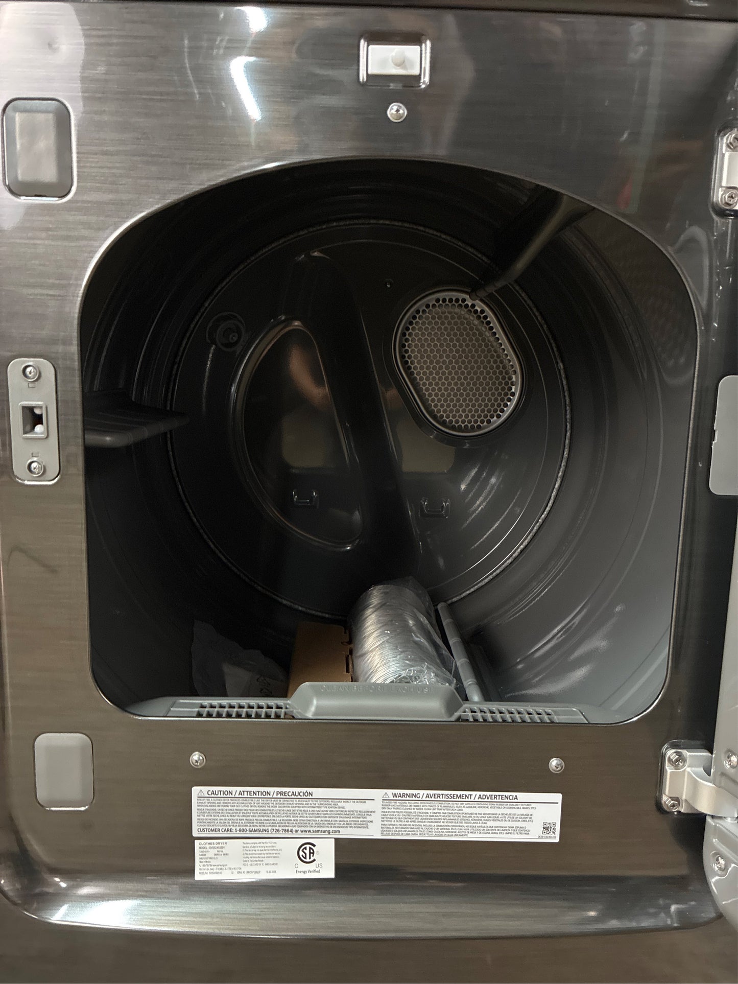 7.4 cu. ft. Smart Vented Electric Dryer, Black