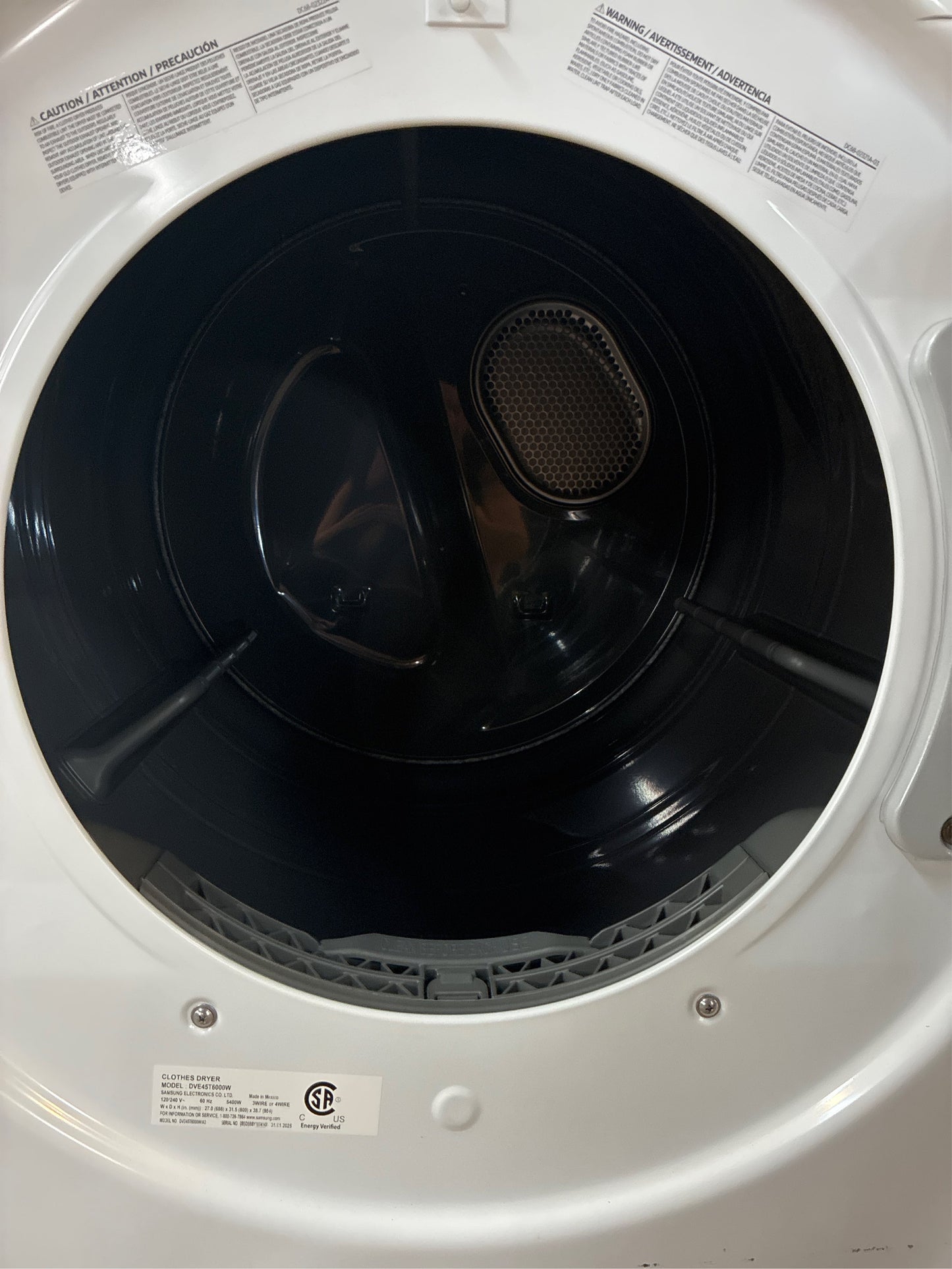 Samsung 7.5-cu ft Electric Dryer (White)