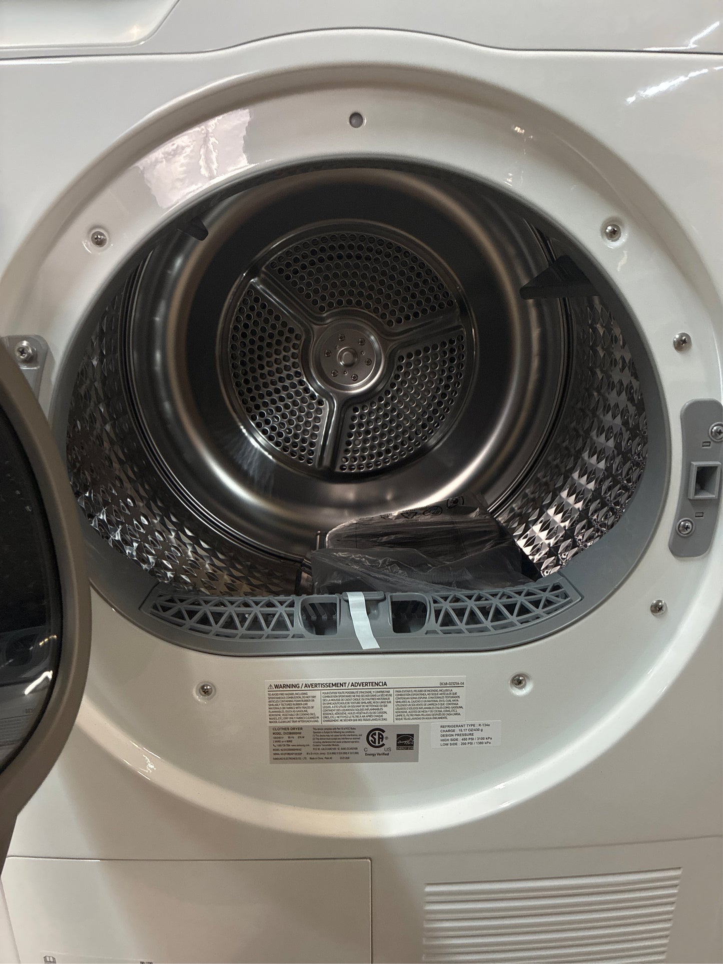 Samsung 4-cu ft Stackable Electric Dryer (White)