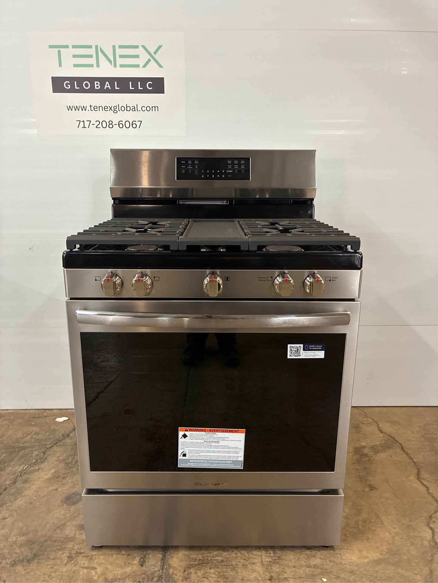 Frigidaire Gallery 30-in 5 Burners 5.1-cu ft Gas Range