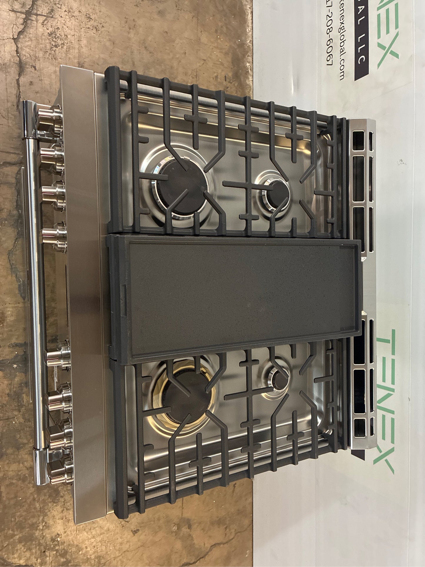 Frigidaire 30" 6 Burner Gas Range in Stainless Steel