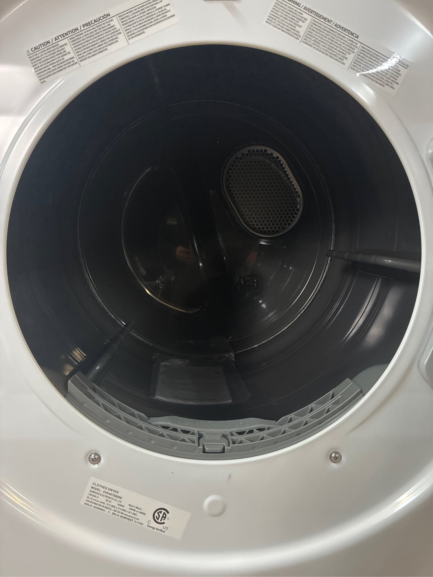 Samsung 7.5 cu ft Stackable Electric Dryer (White)