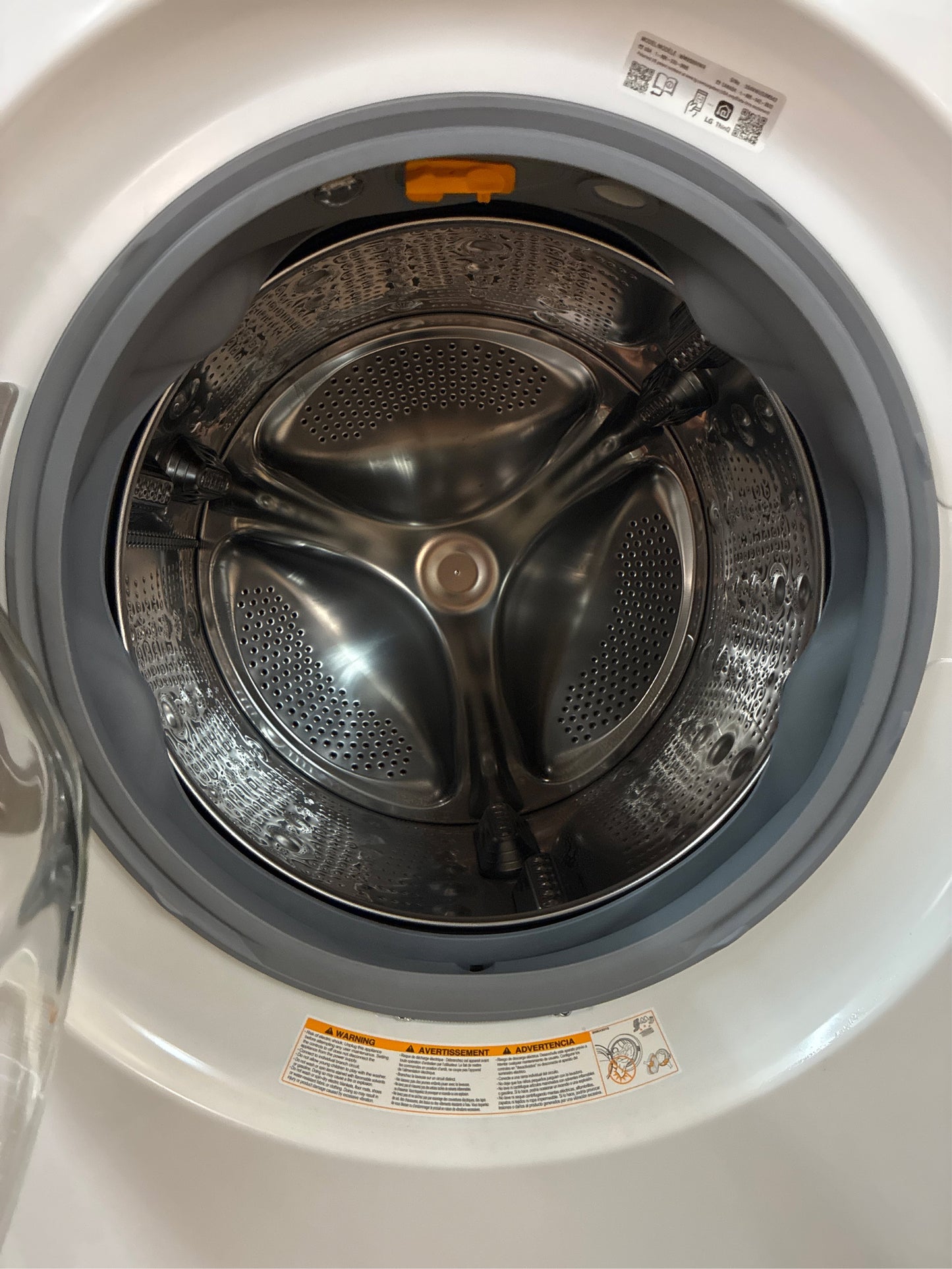 LG 5.0 cu. ft. Smart Front Load Washer, White