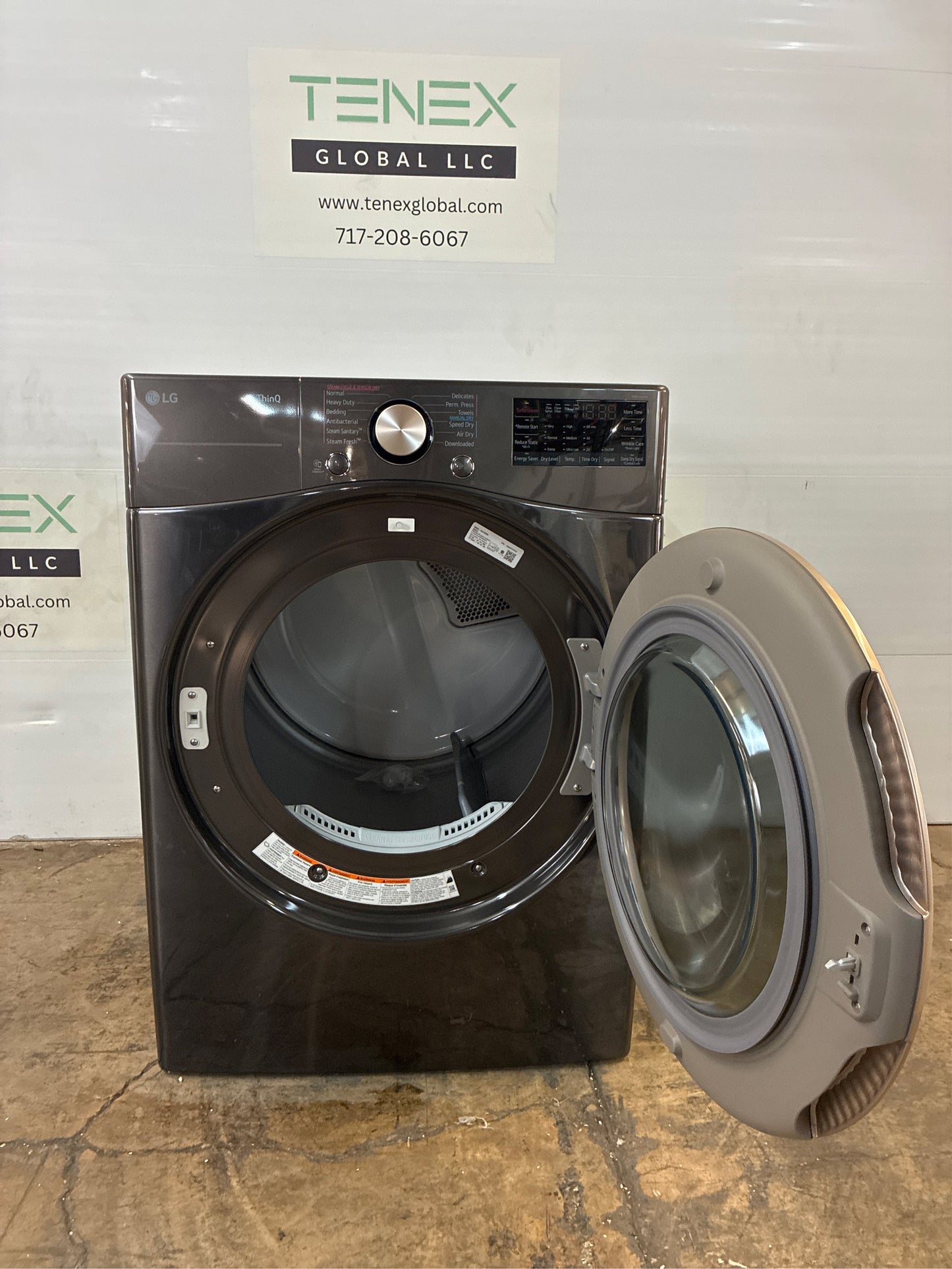 LG True Steam 7.4-cu ft Vented Electric Dryer