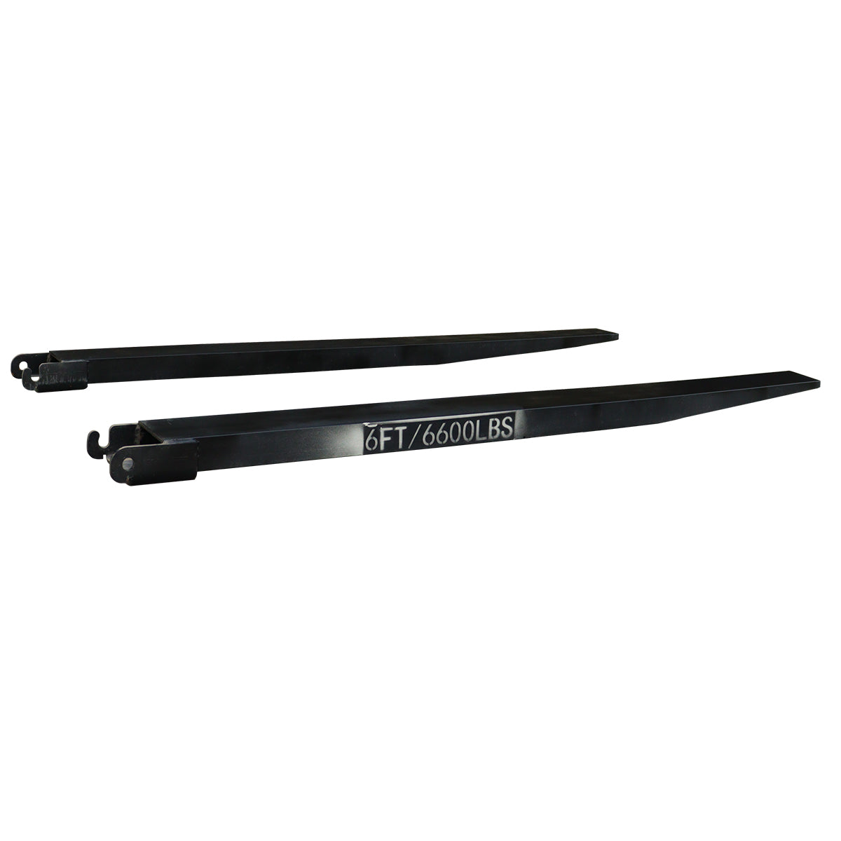 Greatbear 10ft Forklift Extensions 6” Wide Forks, 6600lbs Capacity (Pair)