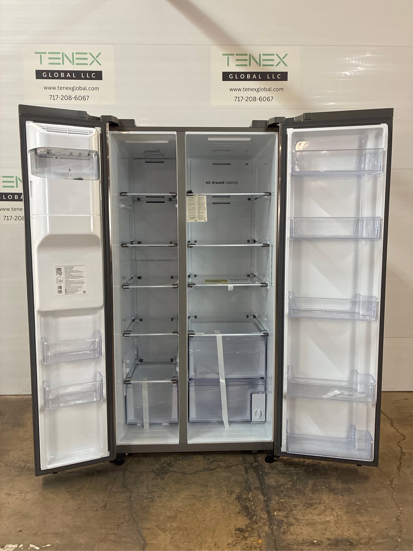 Samsung 36" Side-by-Side Refrigerator, 27.4 cu ft