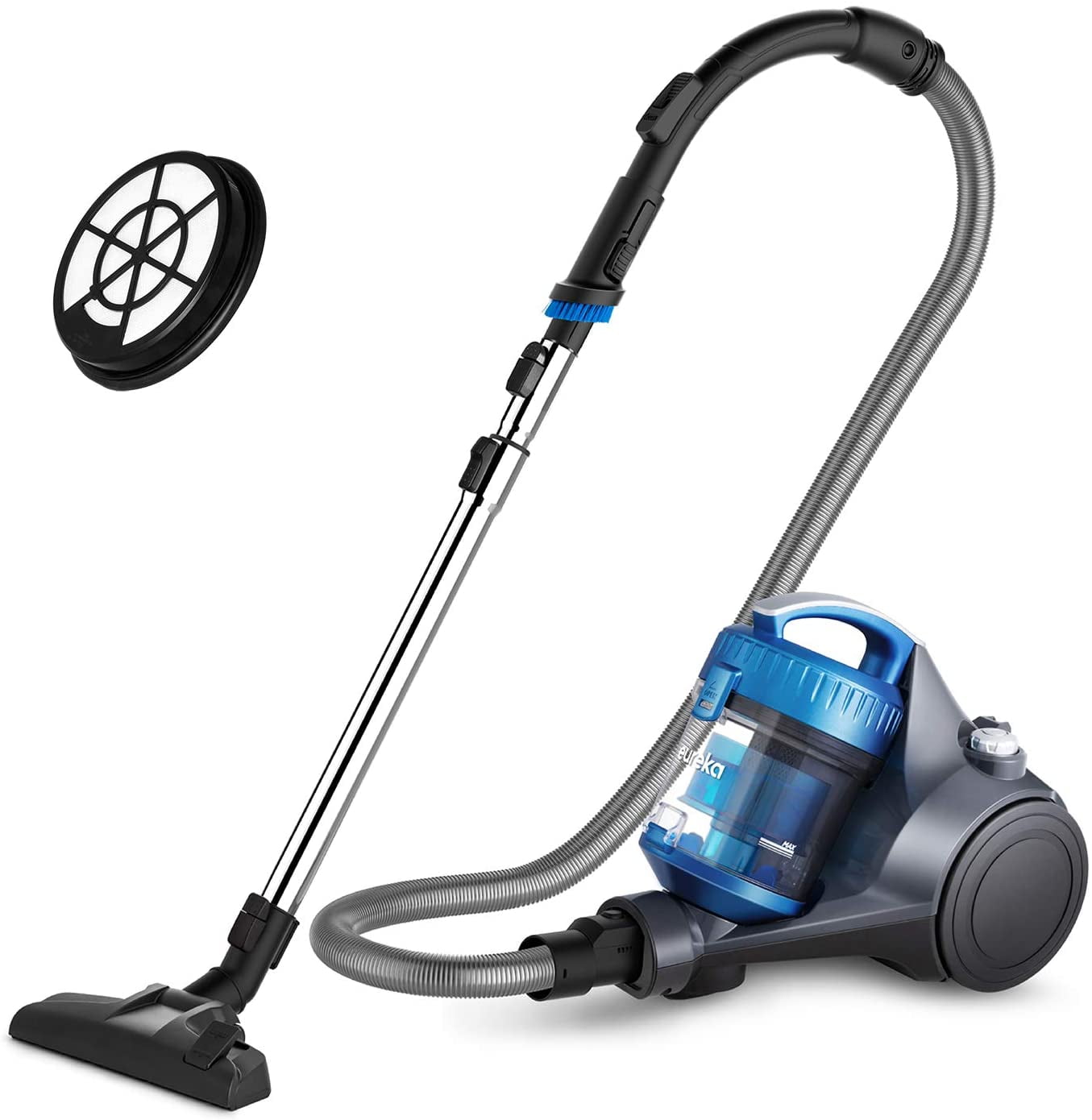 Eureka Whirlwind Bagless Canister Vacuum (Blue)