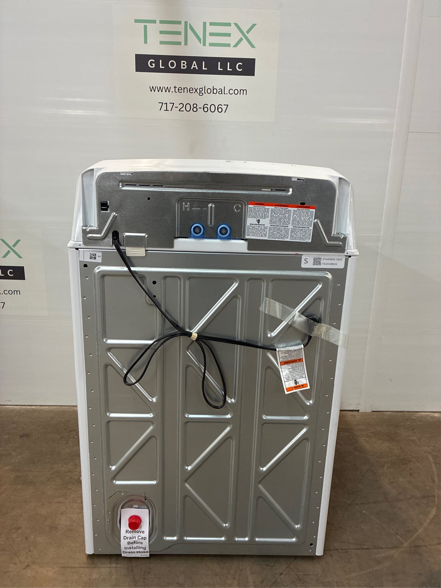 GE 4-cu ft Agitator Top-Load Washer (White)