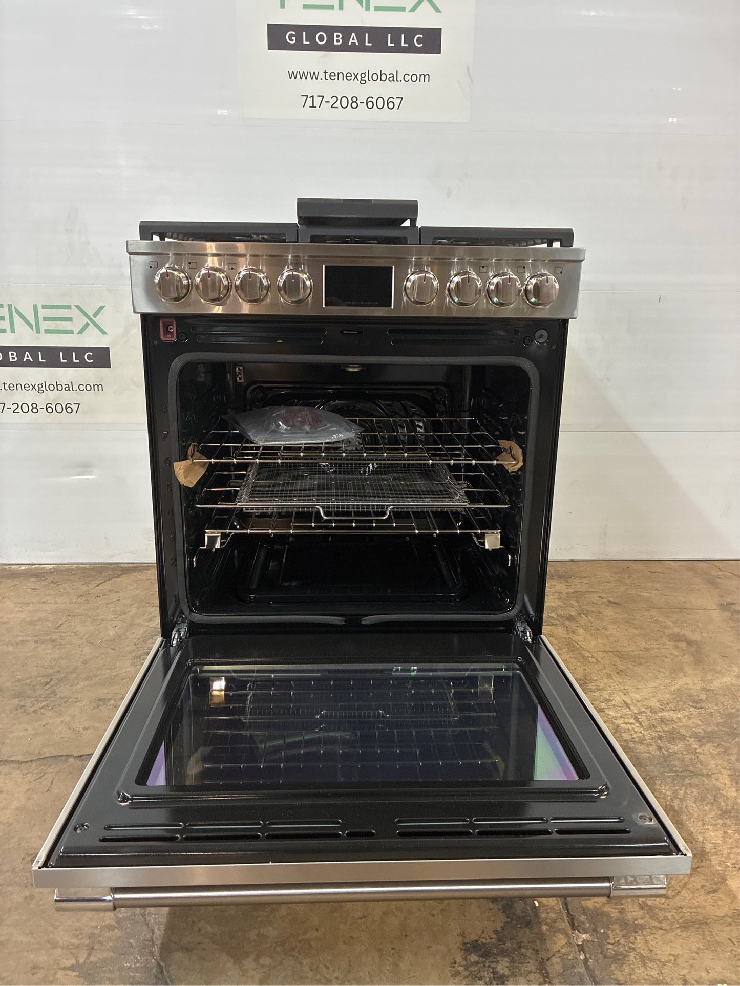 Frigidaire 30in 6 Burner Gas Range Stainless Steel