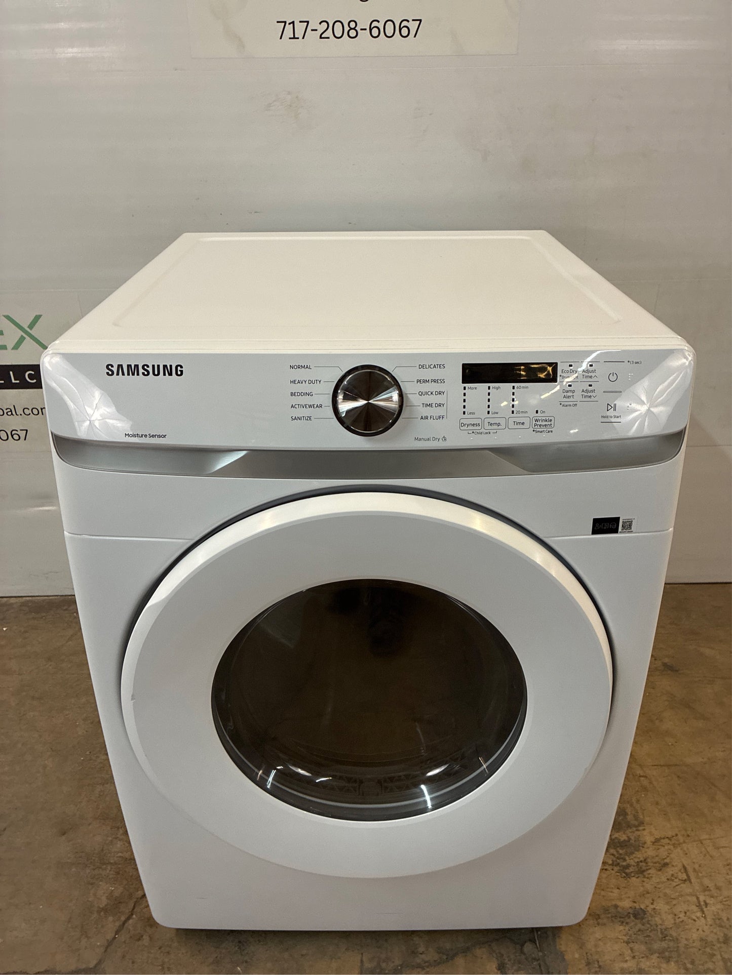 Samsung Gas Dryer with Sensor Dry, White