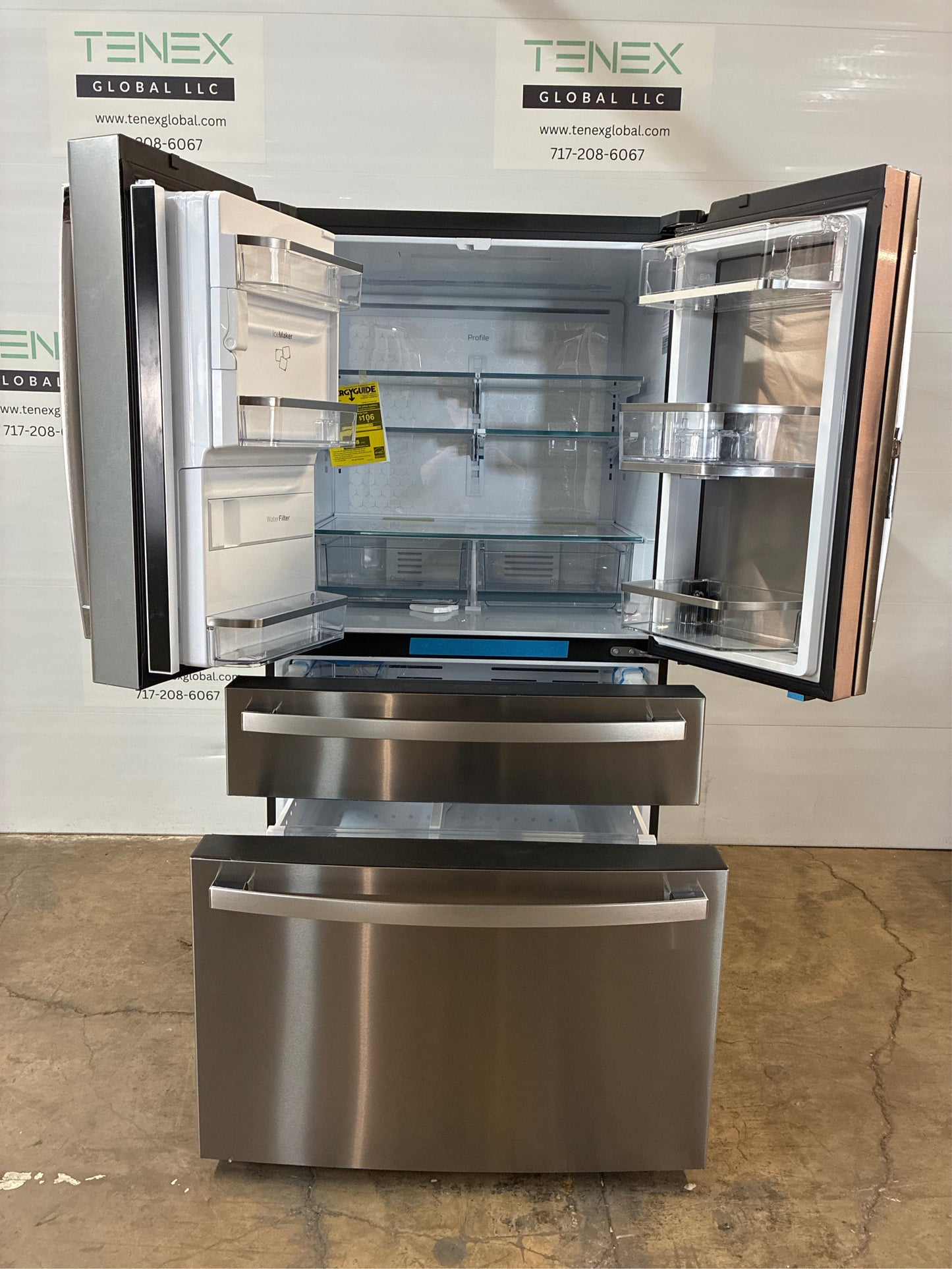 GE Profile 27.9-cu ft Smart French Door